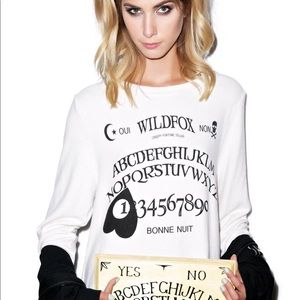Wildfox ouija girl baggy beach jumper, NWOT.
